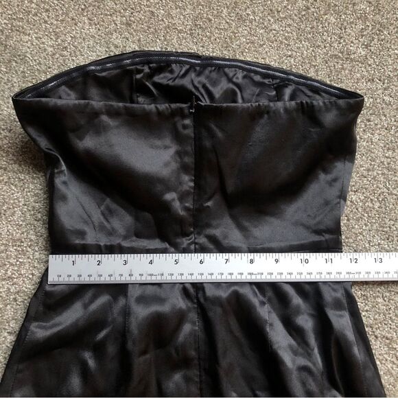MESHKI BLACK STRAPLESS DRESS SIZE XS - Picture 10 of 11